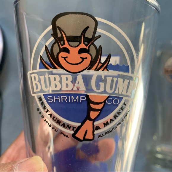 Bubba Gump Tall Glass Cancun And Glass Las Vegas Nevada glass collection - Picture 15 of 16